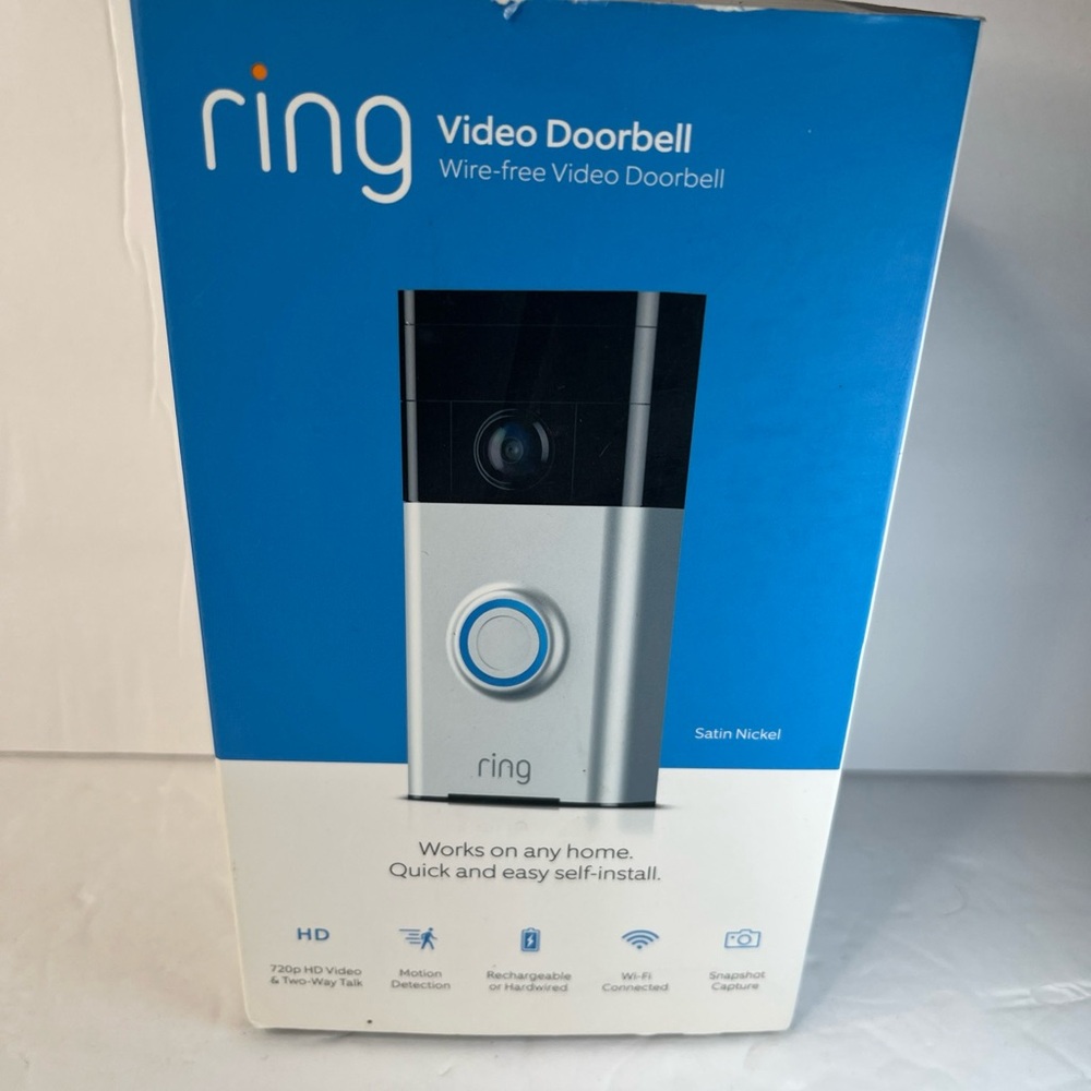 Ring Video Wireless Doorbell - 1080p HD video, w/ motion detection - READ